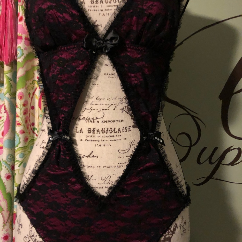 Victoria’s Secret pink/blk lace sexy little thing - Picture 3 of 6